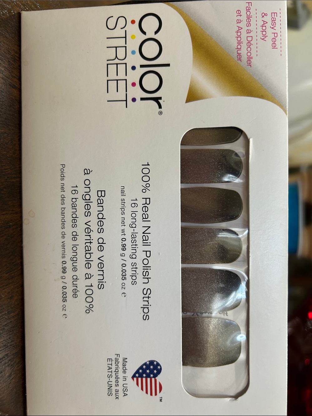 Color Street Espresso Yourself Metallic Nail Polish Strips